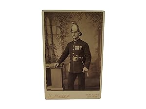 Cabinet Card of an Unidentified Fireman