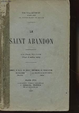 Imagen del vendedor de LE SAINT ABANDON a la venta por Le-Livre
