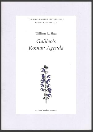 Imagen del vendedor de Galileo's Roman Agenda (The Hans Rausing Lecture, 2003) a la venta por Diatrope Books