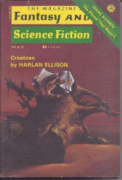 Immagine del venditore per The Magazine of FANTASY AND SCIENCE FICTION (F&SF): May 1975 ("The Stochastic Man"; "Sherlock Holmes Versus the Martians") venduto da Books from the Crypt