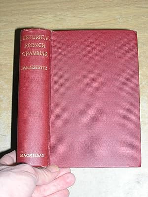 Seller image for A Historical French Grammar for sale by Neo Books