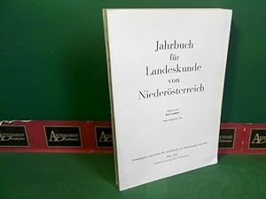 Image du vendeur pour Jahrbuch fr Landeskunde von Niedersterreich, Neue Folge, Band XL). mis en vente par Antiquariat Deinbacher