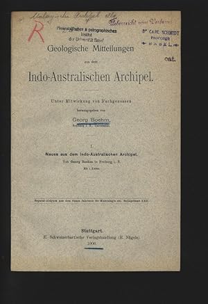 Geologische Mitteilungen aus dem Indo-Australischen Archipel. Neues aus dem Indo-Australischen Ar...