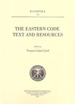 Bild des Verkufers fr KANONIKA 13. The eastern code text and resources. zum Verkauf von VALORE ITALIANO srl