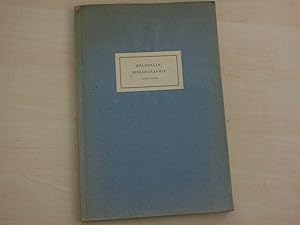 Bild des Verkäufers für Hölderlin-Bibliographie 1938 - 1950. zum Verkauf von Antiquariat Hamecher