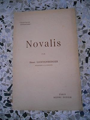 Immagine del venditore per Novalis venduto da Frederic Delbos