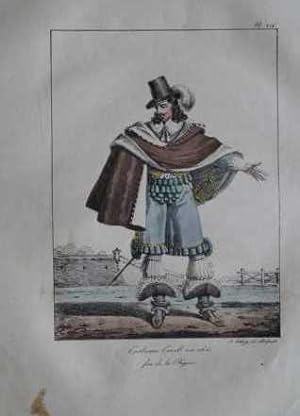 Costume. Original Lithographie von François-Séraphin Delpech (1778-1825).