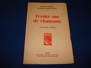 Trente Ans De Chansons - Deuxieme Partie