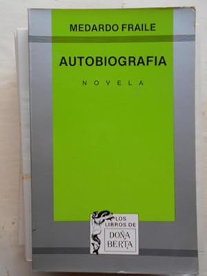 Imagen del vendedor de Autobiografa. Novela. a la venta por Carmichael Alonso Libros