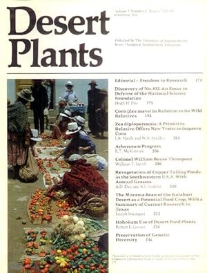 Seller image for Desert Plants (Volume 2, Number 4 Winter 1981-82 - Issued June, 1982) for sale by Paperback Recycler