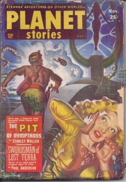 Imagen del vendedor de PLANET Stories: November, Nov. 1951 a la venta por Books from the Crypt