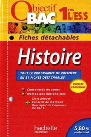 Image du vendeur pour Objectif Bac ; Histoire ; 1re Toutes Sries ; Fiches Dtachables mis en vente par Chapitre.com : livres et presse ancienne