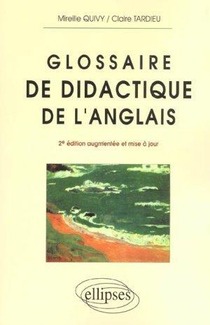 Glossaire de didactique de l'anglais