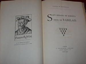 Sept dixains de sonnets tirés de Rabelais