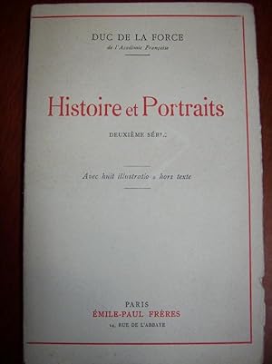 Histoire et portraits - deuxième série.