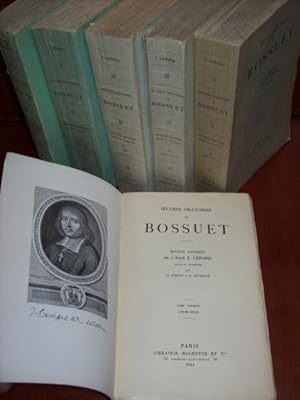 Oeuvres oratoires de Bossuet. 6 volumes