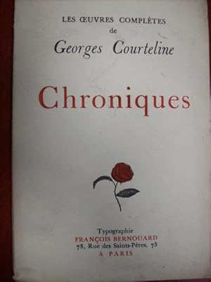 Les uvres complètes de Georges Courteline. Chroniques