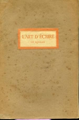 L'art d'ecrire le roman