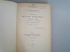 Bild des Verkufers fr Gesammelte kleine Schriften allgemeinen Inhalts aus dem Gebiete der Naturwissenschaft. Band II. Geographische Schriften. Necrologe. Verzeichnis der Publicationen. zum Verkauf von Antiquariat Bookfarm