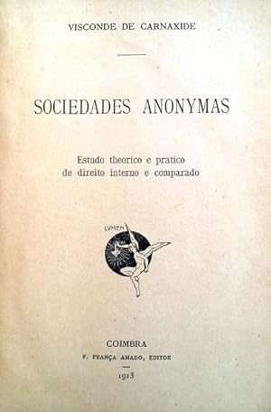 Seller image for SOCIEDADES ANONYMAS. for sale by Livraria Castro e Silva