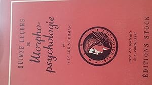 Seller image for Quinze leons de morpho-psychologie in-8 for sale by MBLIVRES