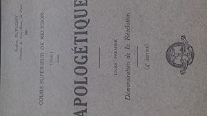 Seller image for APOLOGETIQUE.2 tomes for sale by MBLIVRES