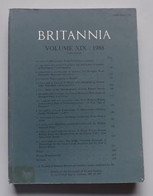 Image du vendeur pour Britannia: A Journal of Romano-British and Kindred Studies. Volume XIX. 1988 mis en vente par ACCESSbooks