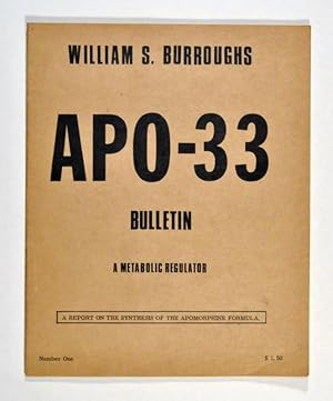 Seller image for Apo-33. Bulletin, A Metabolic Regulator for sale by Chlo et Denis Ozanne