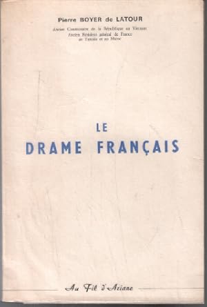 Seller image for Le drame francais for sale by librairie philippe arnaiz