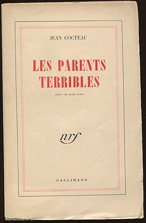 Seller image for Les parents terribles for sale by LibrairieLaLettre2