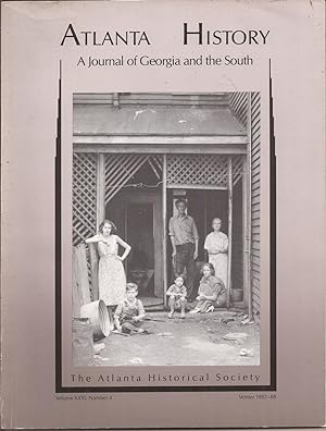 Seller image for Atlanta History: A Journal of Georgia and the South Winter 1987-88 for sale by Auldfarran Books, IOBA