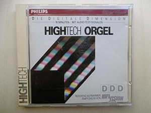 Bild des Verkufers fr Hightech Orgel. Die Digitale Dimension. 78 Minuten, mit Audio-Test-Signalen. zum Verkauf von Antiquariat Steinwedel
