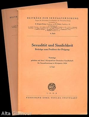 Seller image for BEITRAGE ZUR SEXUALFORSCHUNG. 6 Heft. "Sexualitat und Sinnlichkeit. Beitrage zum Problem der Pragung". 7 Heft. "Einzelfragen der Sexualwissenschraft".; 6 Heft: Sexualitat und Sinnlichkeit. Beitrage zum Problem der Pragung. / 7 Heft: Einzelfragen der Sexualwissenschraft. Vortrage gehalten auf dem 3. Kongress der Deutschen Gesellschaft fur Sexualforschung in Konigstein 1954 for sale by Alta-Glamour Inc.