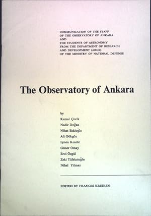 Bild des Verkufers fr The Observatory of Ankara; zum Verkauf von books4less (Versandantiquariat Petra Gros GmbH & Co. KG)