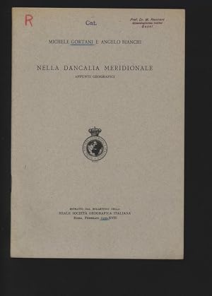 Nella Dancalia Meridionale. Appunti geografici. Estratto dal Bollettino della Reale Societa Geogr...