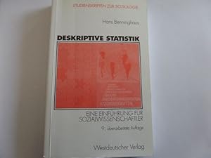 Bild des Verkufers fr Deskriptive Statistik - Eine Einfhrung fr Sozialwissenschaftler zum Verkauf von Gerald Wollermann