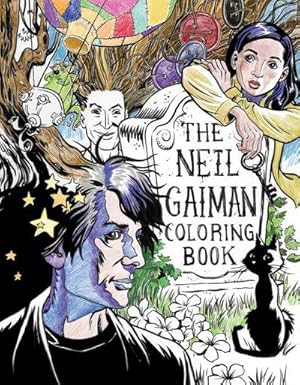Bild des Verkufers fr The Neil Gaiman Coloring Book : Coloring Book for Adults and Kids to Share zum Verkauf von AHA-BUCH GmbH