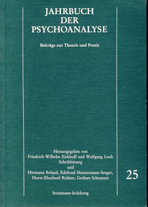 Imagen del vendedor de Jahrbuch der Psychoanalyse (JP), Band 25 (1989). a la venta por Fundus-Online GbR Borkert Schwarz Zerfa