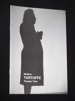 Bild des Verkufers fr Programmheft 4 Theater Trier 1990/91. TARTUFFE von Moliere. Insz.: Rudolf Stromberg, Bhnenbild: Stefan Pachinger, Kostme: Eva-Maria Pfeifer-Schiessl. Mit Manfred-Paul Hnig (Tartuffe), Arnold Herff, Ingeborg Willrodt, Gregor Trakis, Katja Marie Glienke, Verena Rhyn, Axel Axt, Maximilian Hilbrand, Barbara Ullmann, Hans-Peter Leu, Hellmuth E. Schnoor, Bea Trouet, Horst Puhlmann zum Verkauf von Fast alles Theater! Antiquariat fr die darstellenden Knste