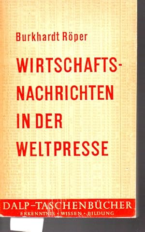 Bild des Verkufers fr Wirtschaftsnachrichten in der Weltpresse zum Verkauf von Clivia Mueller