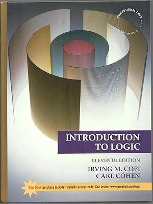 Seller image for Introduction To Logic for sale by Sabra Books