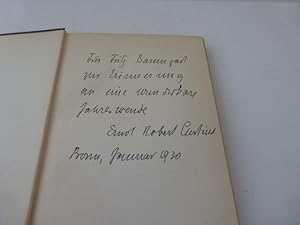 Buch der Freunde. Handschriftliche Widmung von Ernst Robert Curtius. Provenienz Baumgart. Geleitw...