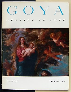 Imagen del vendedor de Goya. Revista de Arte. N71 a la venta por Il Tuffatore