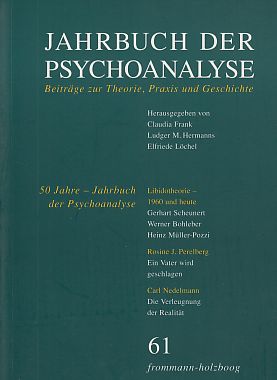 Bild des Verkufers fr 50 Jahre - Jahrbuch der Psychoanalyse. Band 61. Jahrbuch der Psychoanalyse. Beitrge zur Theorie, Praxis und Geschichte. zum Verkauf von Fundus-Online GbR Borkert Schwarz Zerfa