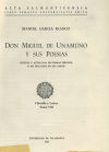 Imagen del vendedor de Don Miguel de Unamuno y sus poesas: estudio y antologa de poemas inditos no includos en sus libros a la venta por AG Library