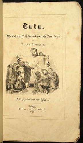 Seller image for Tutu. Phantastische Episoden und poetische Excursionen. Mit Illustrationen von Sylvan. for sale by Antiquariat Lcker