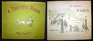 Imagen del vendedor de A travers Paris. Texte et dessins par Crafty. a la venta por Antiquariat Lcker