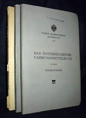 Codex Alimentarius Austriacus. Das Österreichische Nahrungsmittelbuch. Volksausgabe. 3 Bände [= k...