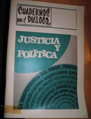 Seller image for CUADERNOS PARA EL DIALOGO (XVII EXTRAORDINARIO Revista mensual Diciembre 1969) JUSTICIA Y POLITICA Independencia del Poder Judicial-Jurisdiciones especiales-Estatuto del preso poltico- otros for sale by CALLE 59  Libros