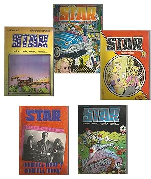 Seller image for STAR Revista Solo para adultos (5 Revistas ) Comic y prensa marginal for sale by CALLE 59  Libros